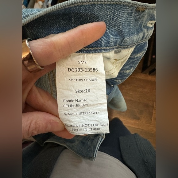 Charlie High Rise Classic Straight Ankle Jean - Wave Vintage - Picture 9 of 13